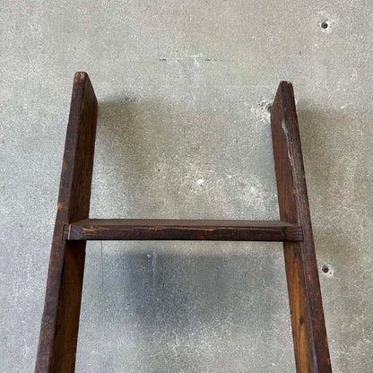 Oak Library Ladder