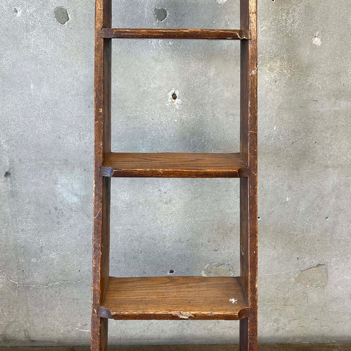 Oak Library Ladder