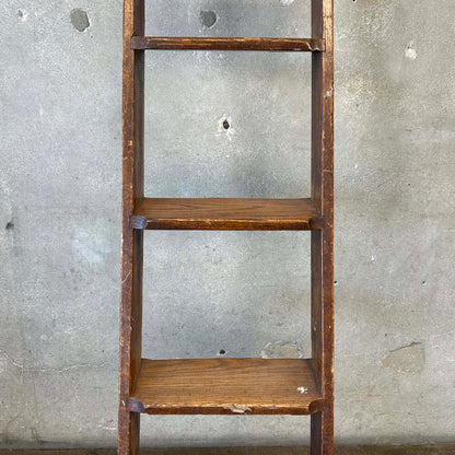 Oak Library Ladder