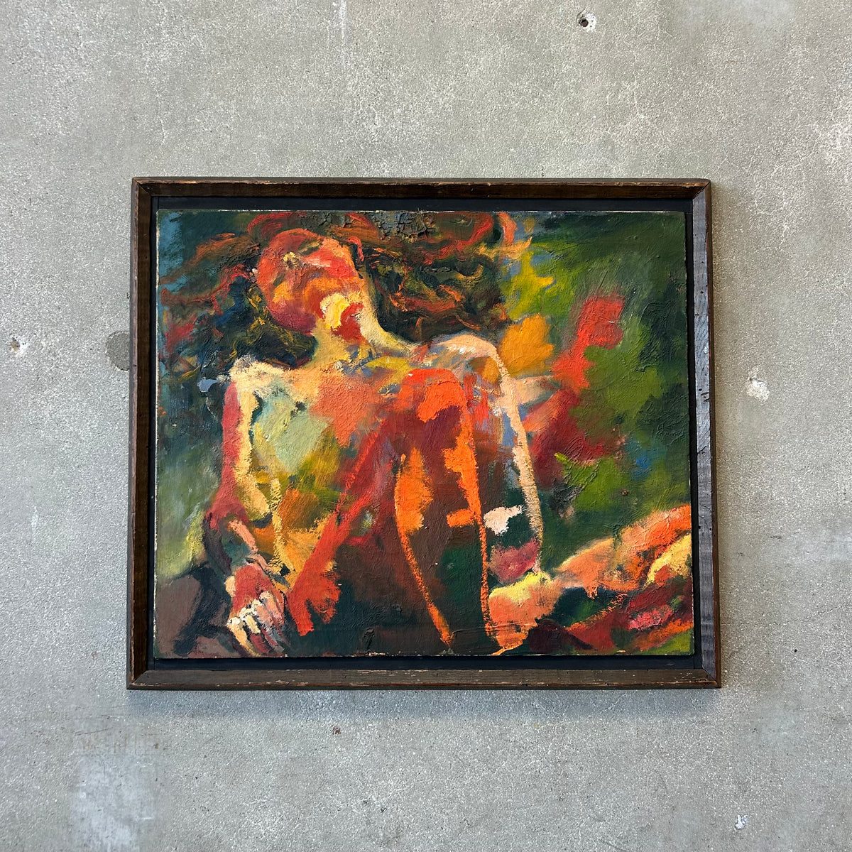 Mid Century Modern Nude Painting