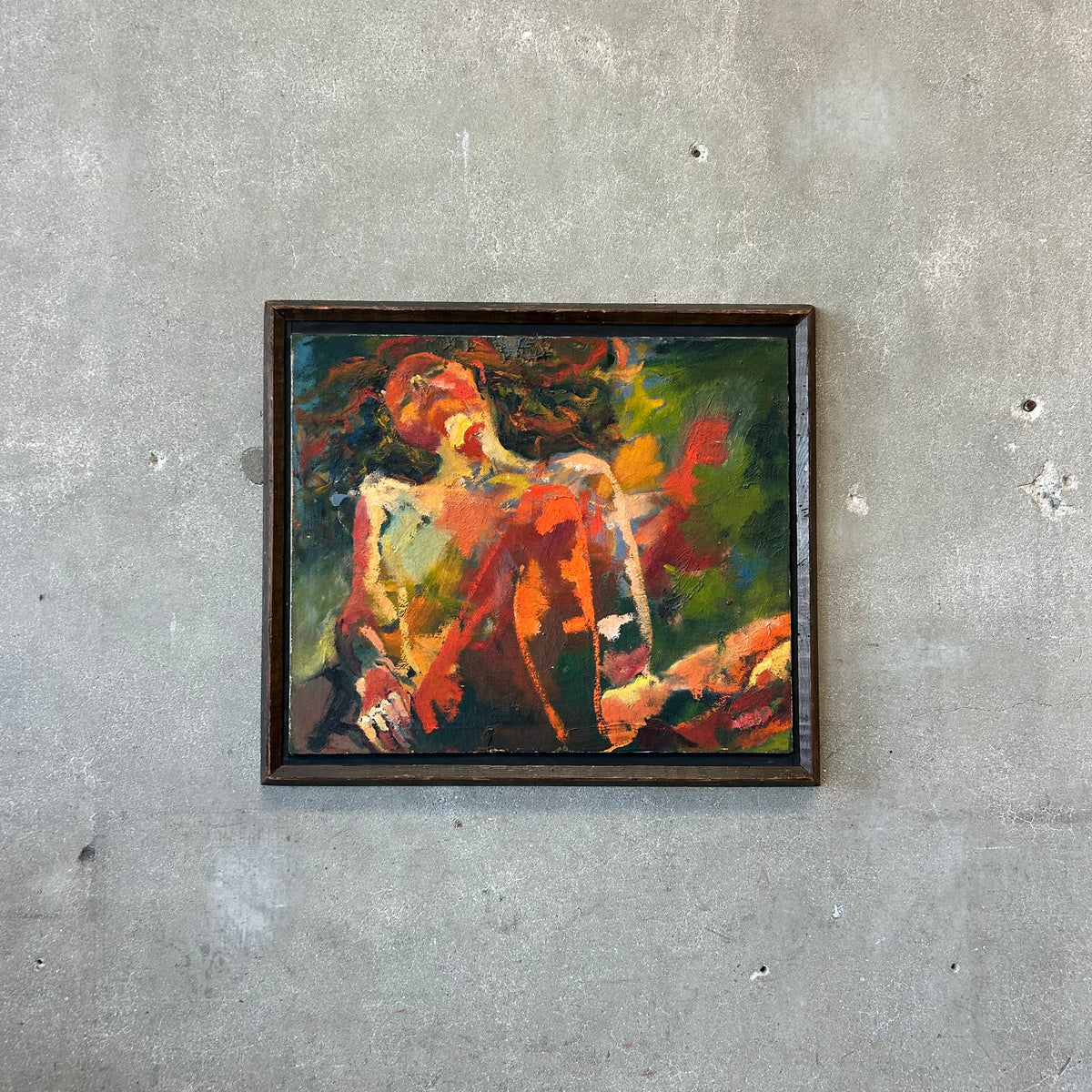 Mid Century Modern Nude Painting