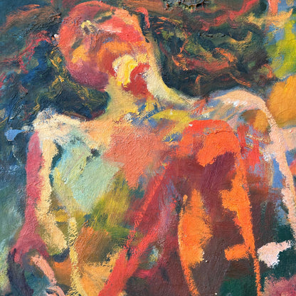 Mid Century Modern Nude Painting