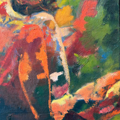 Mid Century Modern Nude Painting