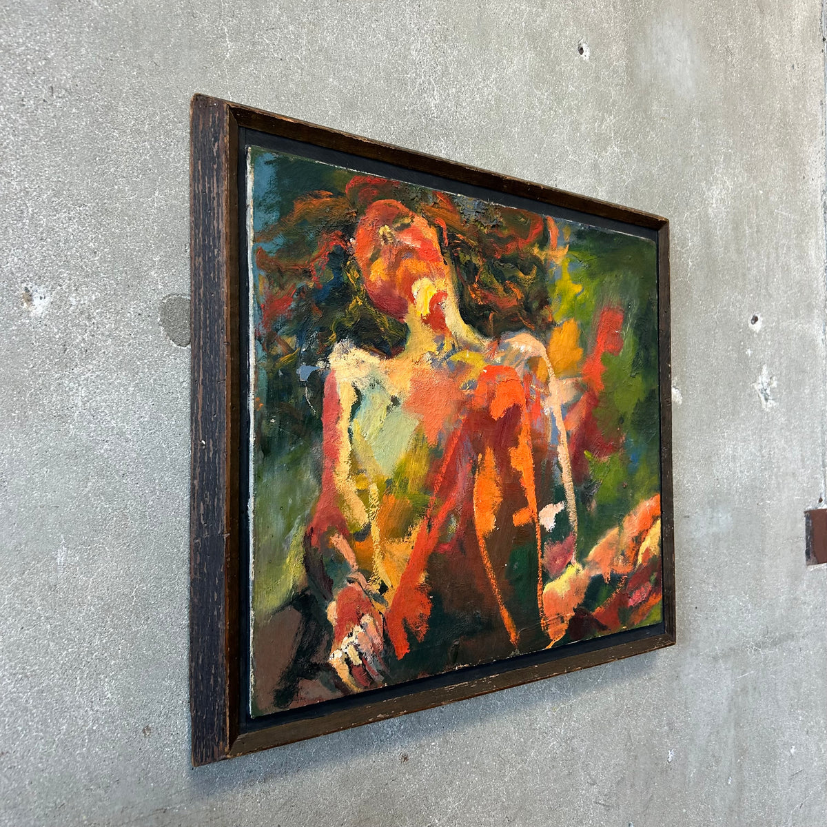 Mid Century Modern Nude Painting