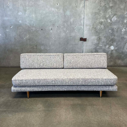 1950s Daybed in Tweed Upholstery