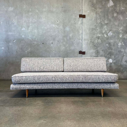 1950s Daybed in Tweed Upholstery