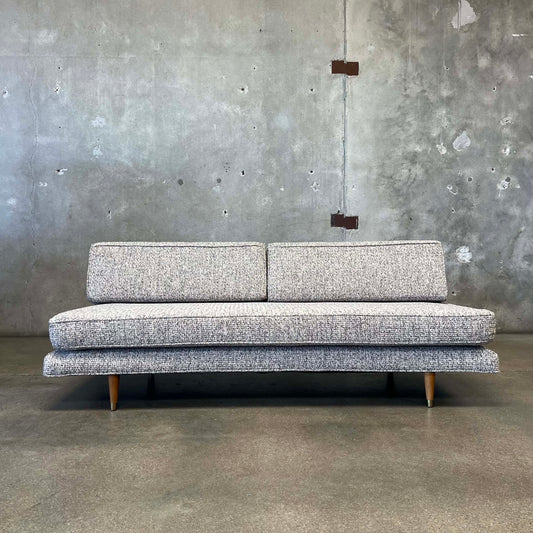1950s Daybed in Tweed Upholstery