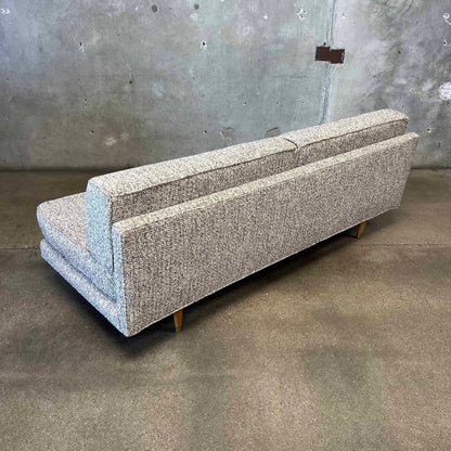 1950s Daybed in Tweed Upholstery