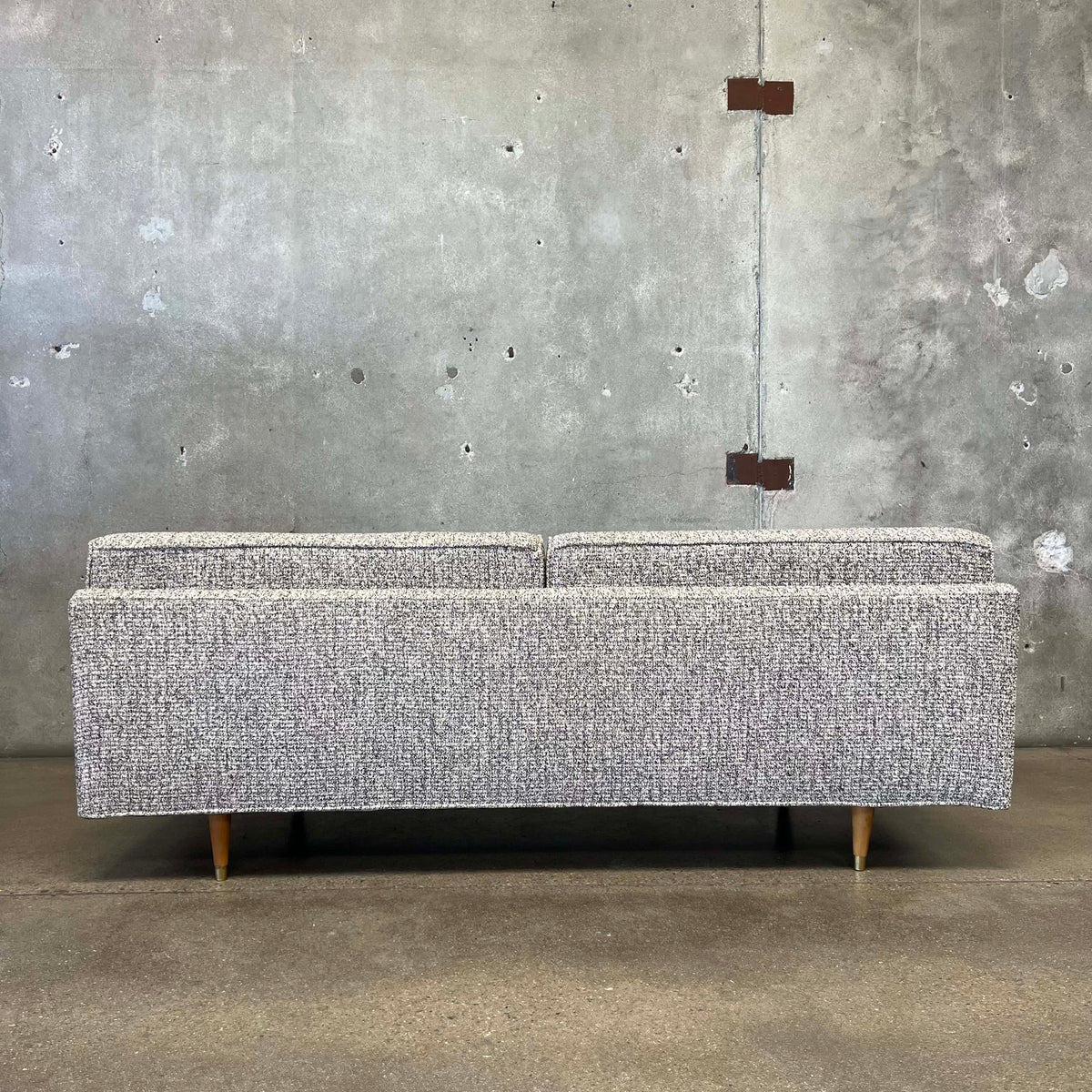 1950s Daybed in Tweed Upholstery