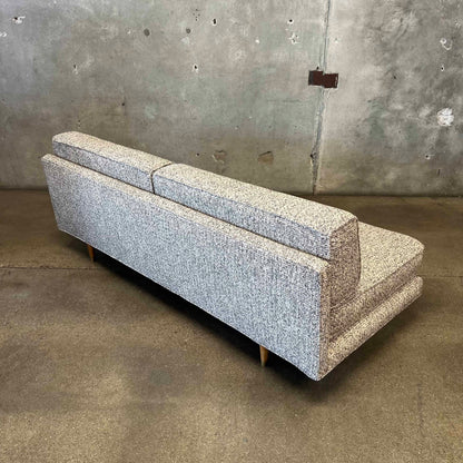 1950s Daybed in Tweed Upholstery