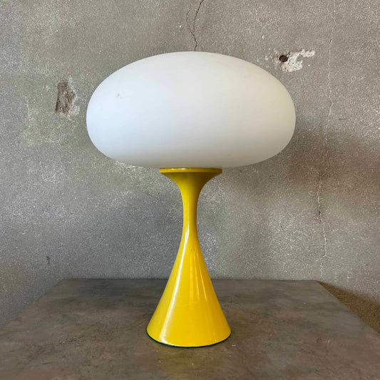 Rare Yellow Bill Curry Laurel Lamp Co. Mushroom Table Lamp Late 60s
