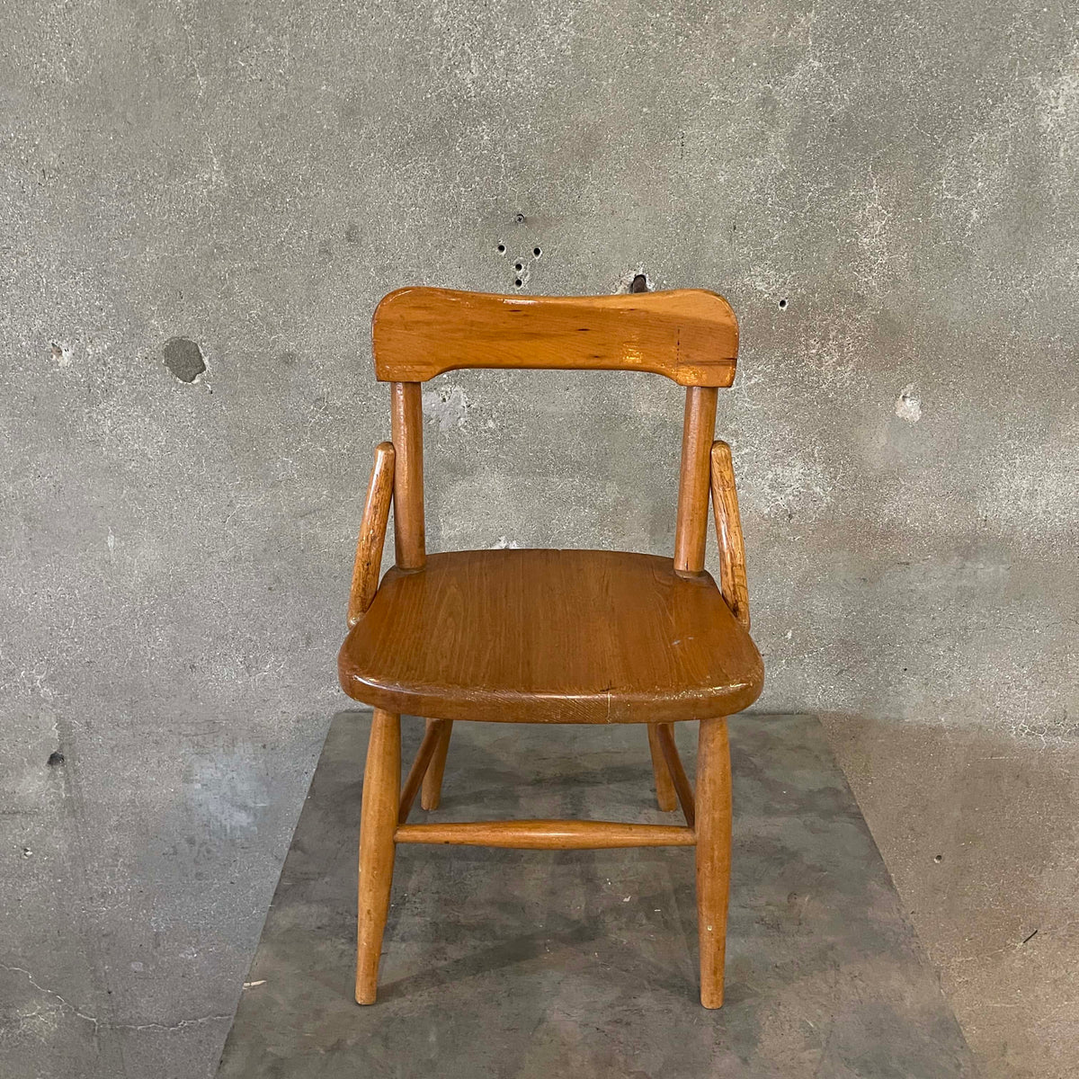 Vintage Children's Wood Chair By Heywood Wakefield