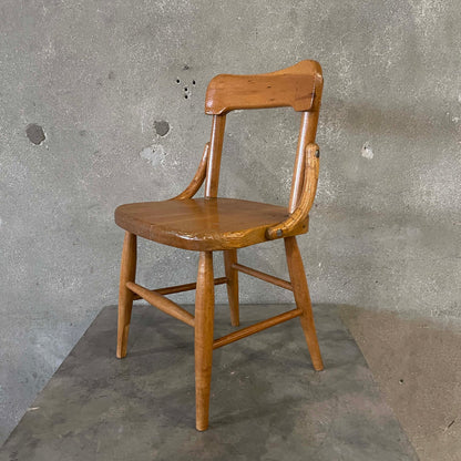 Vintage Children's Wood Chair By Heywood Wakefield