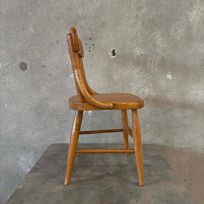 Vintage Children's Wood Chair By Heywood Wakefield