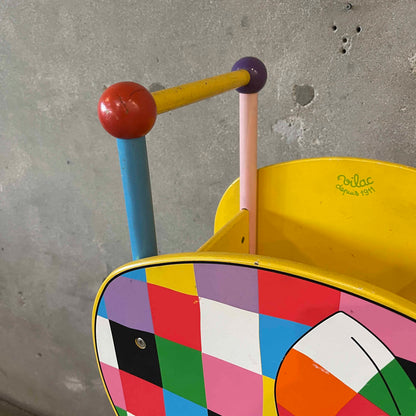Vintage Vilac Elmer Elephant Walking Cart