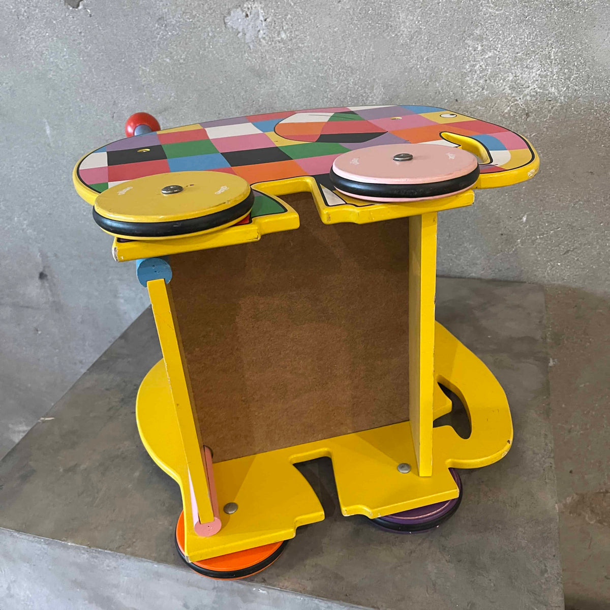 Vintage Vilac Elmer Elephant Walking Cart