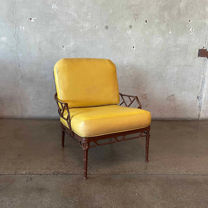 Brown Jordan Calcutta Aluminum Frame Chair & Footstool #1