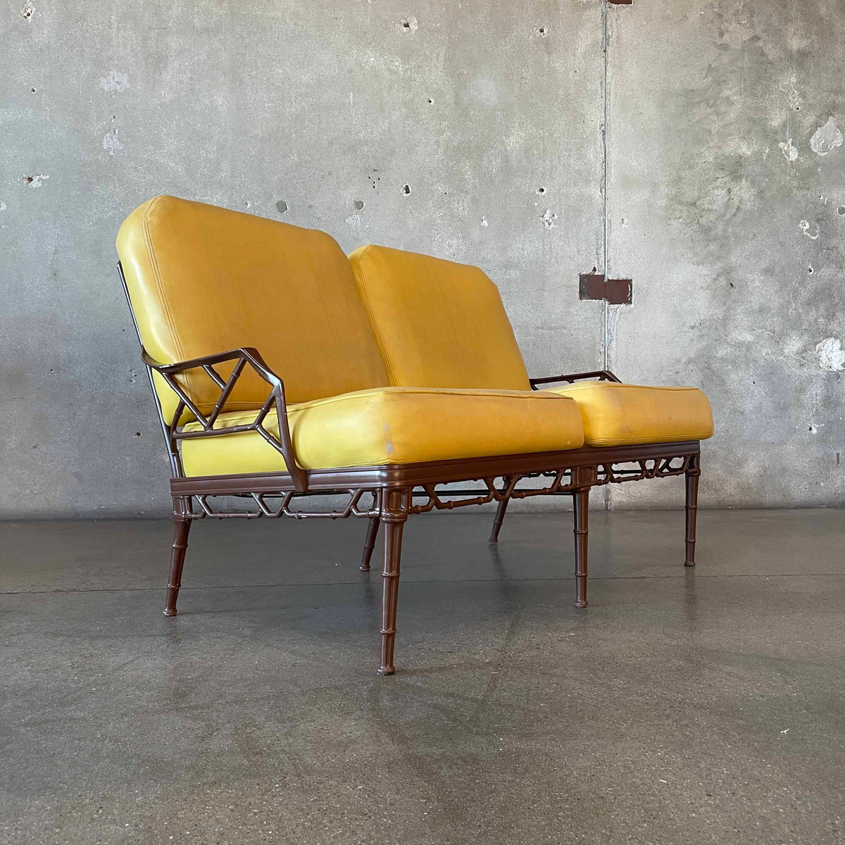 Brown Jordan Calcutta Aluminum Frame Loveseat
