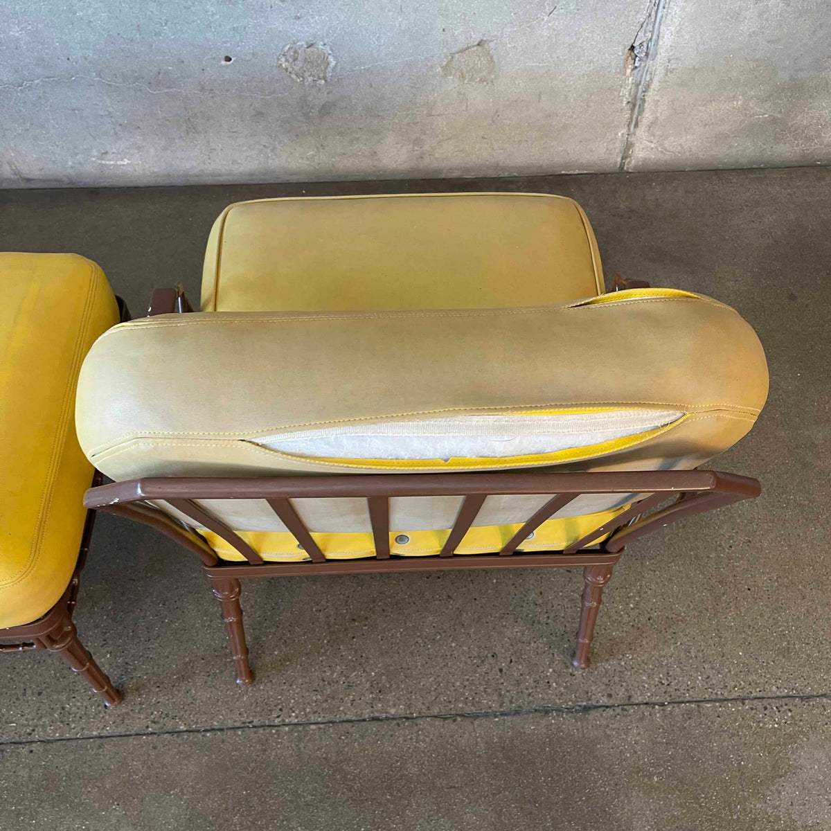 Brown Jordan Calcutta Aluminum Frame Chair & Footstool #2