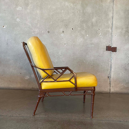 Brown Jordan Calcutta Aluminum Frame Chair & Footstool #2