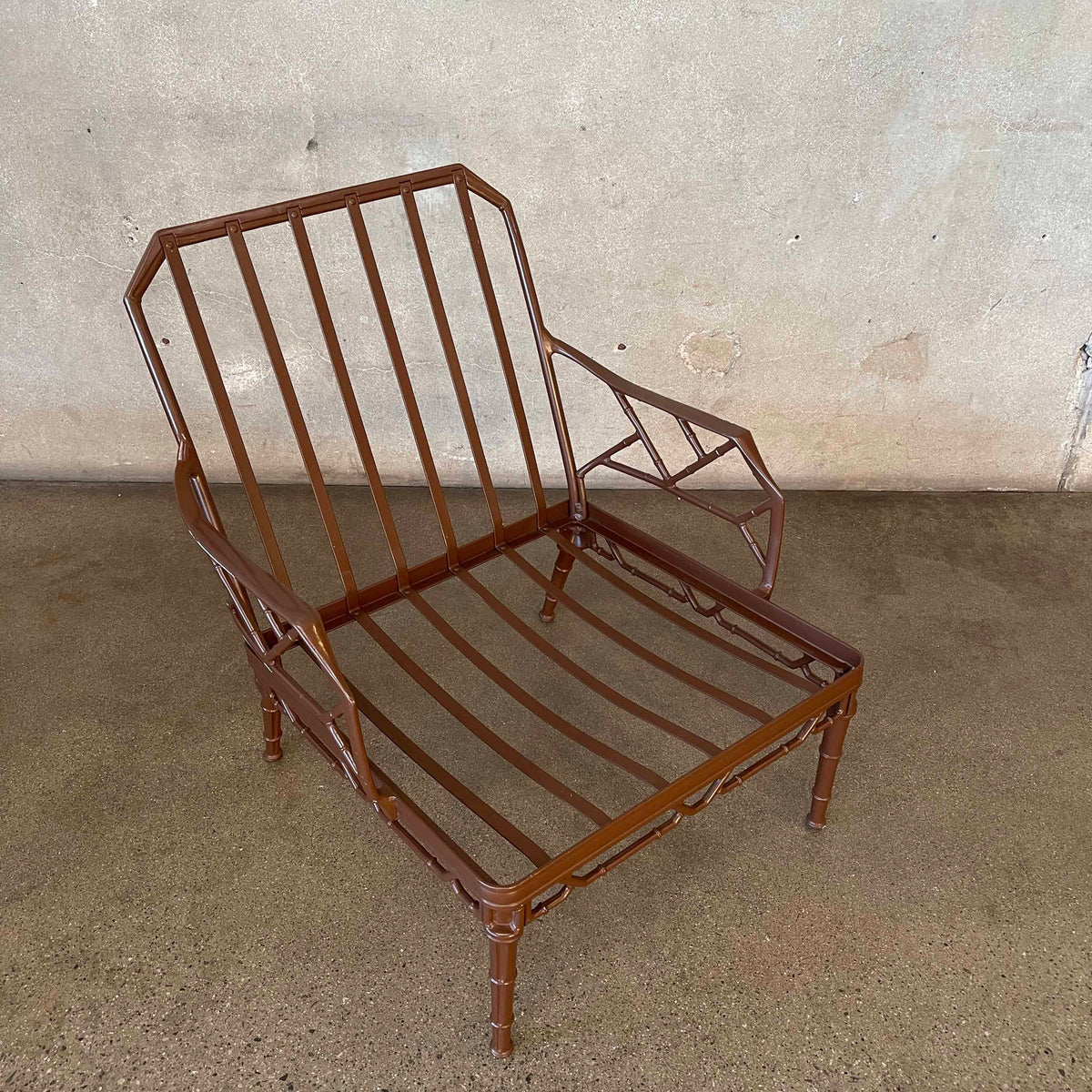 Brown Jordan Calcutta Aluminum Frame Chair & Footstool #2