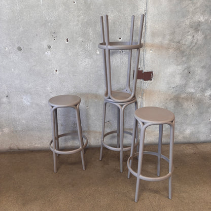 Set of Four Vendome By Brooklyn Resin Stools