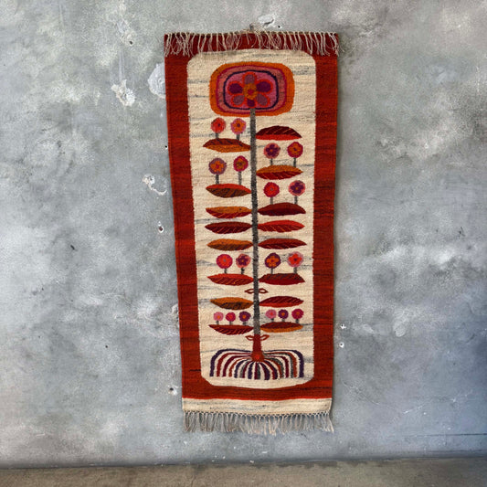 1955 Polish Evelyn Ackerman Style Handwoven Rug