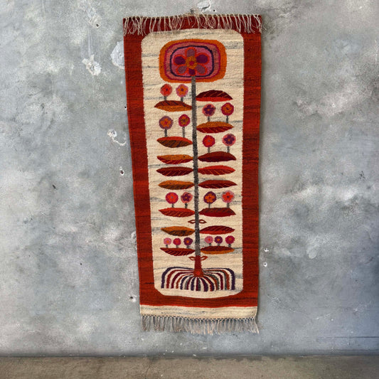 1955 Polish Evelyn Ackerman Style Handwoven Rug