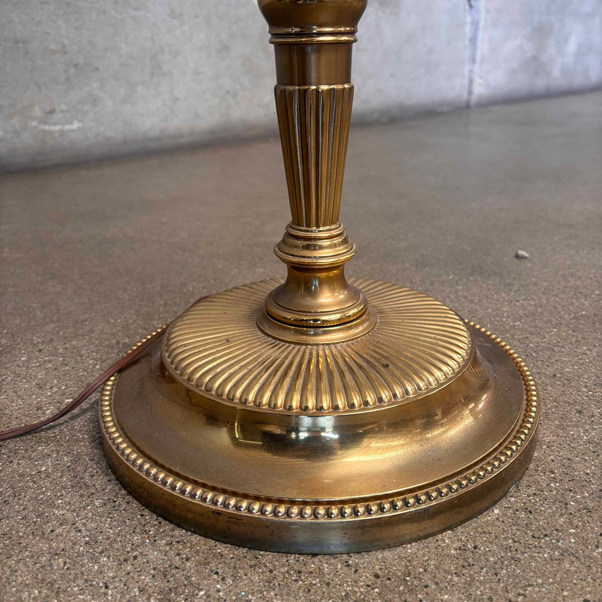 Vintage 1930's Brass 4 Light Floor Lamp