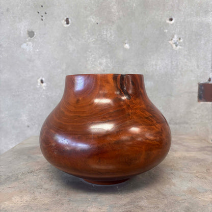 Rene Megroz " Walnut" Turned Wood Vessel