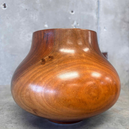 Rene Megroz " Walnut" Turned Wood Vessel