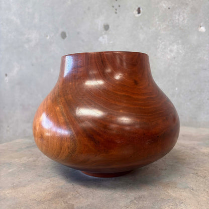 Rene Megroz " Walnut" Turned Wood Vessel