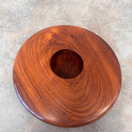 Rene Megroz "Rosewood" Turned Wood Vessel