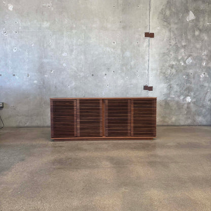Large Walnut "Line Credenza" By Nathan Young For Design Within Reach