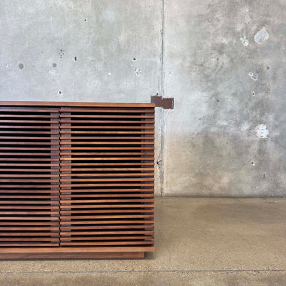 Large Walnut "Line Credenza" By Nathan Young For Design Within Reach