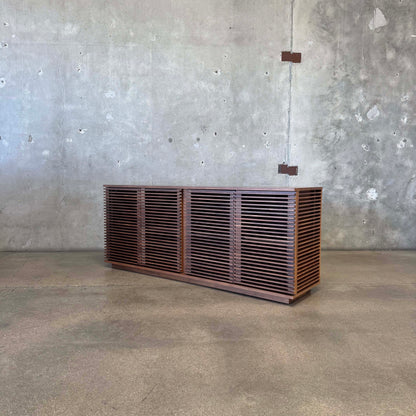 Large Walnut "Line Credenza" By Nathan Young For Design Within Reach