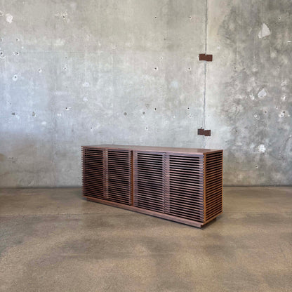 Large Walnut "Line Credenza" By Nathan Young For Design Within Reach