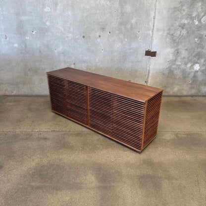 Large Walnut "Line Credenza" By Nathan Young For Design Within Reach