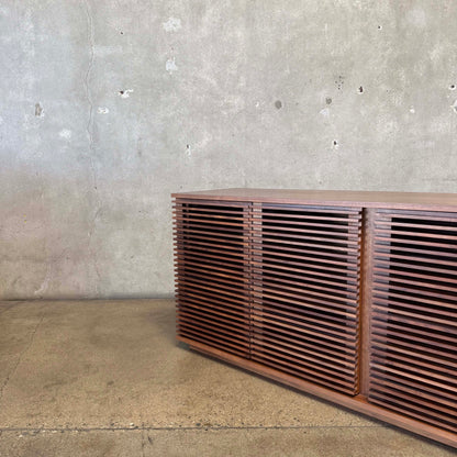 Large Walnut "Line Credenza" By Nathan Young For Design Within Reach