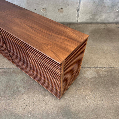 Large Walnut "Line Credenza" By Nathan Young For Design Within Reach