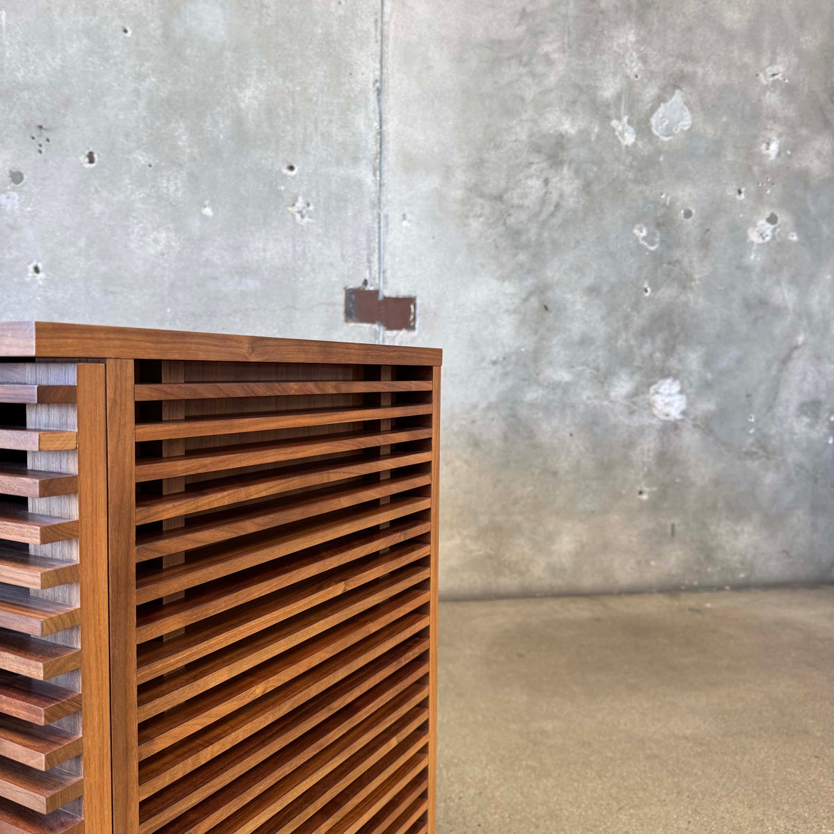 Large Walnut "Line Credenza" By Nathan Young For Design Within Reach
