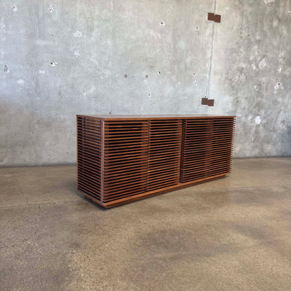 Large Walnut "Line Credenza" By Nathan Young For Design Within Reach
