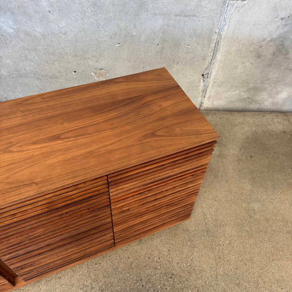 Large Walnut "Line Credenza" By Nathan Young For Design Within Reach