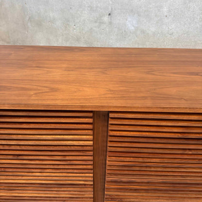 Large Walnut "Line Credenza" By Nathan Young For Design Within Reach