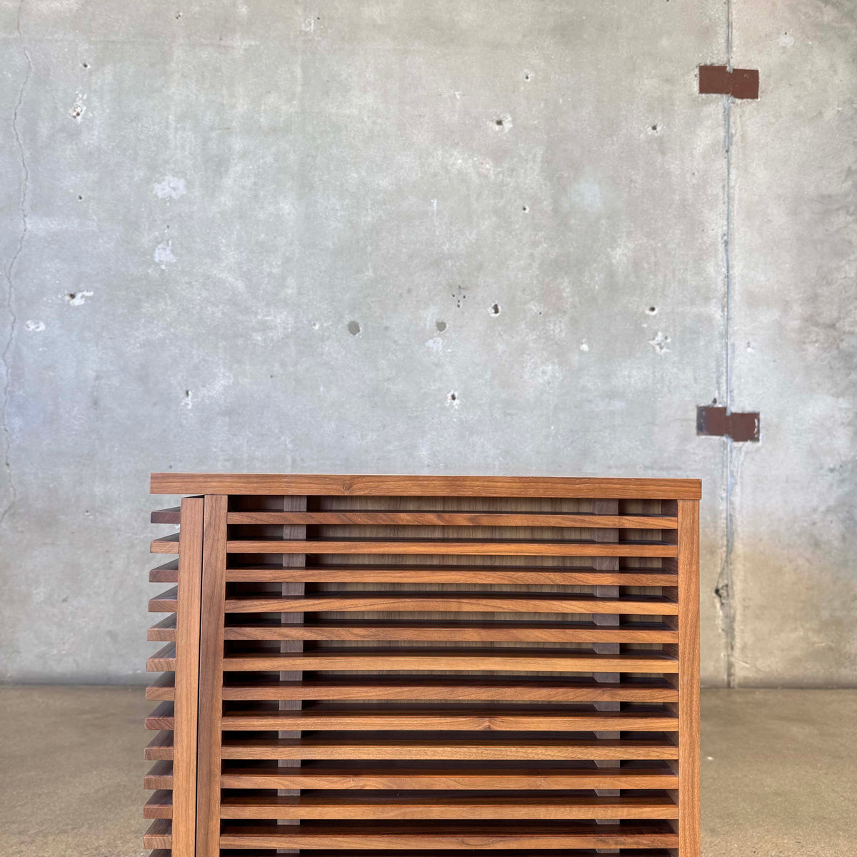 Large Walnut "Line Credenza" By Nathan Young For Design Within Reach