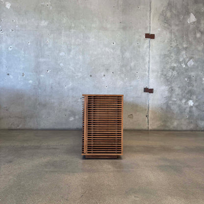 Large Walnut "Line Credenza" By Nathan Young For Design Within Reach