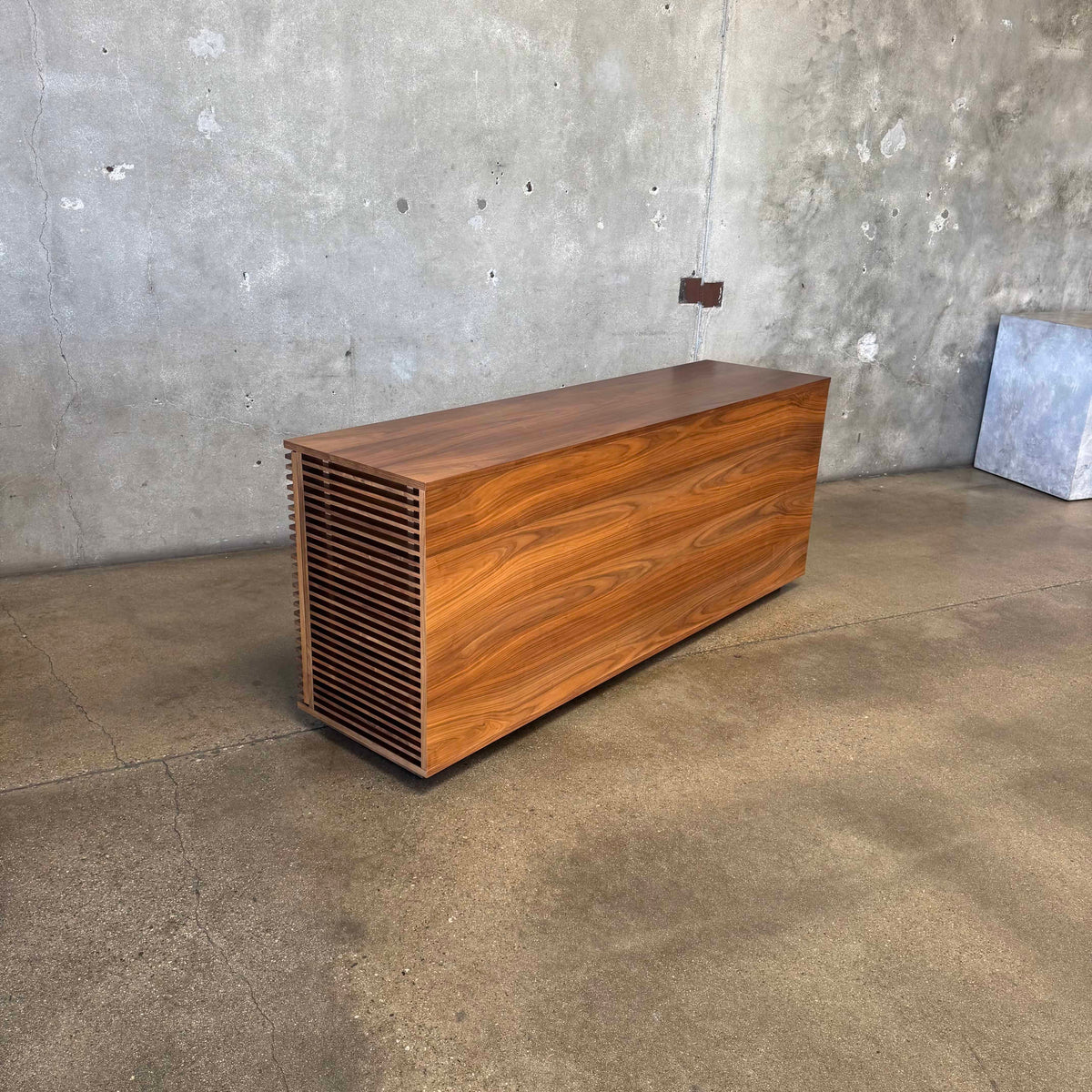 Large Walnut "Line Credenza" By Nathan Young For Design Within Reach