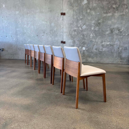 Set of 8 "Contour Chairs" By Jonah Takagi and Hallgeir Homstvedt