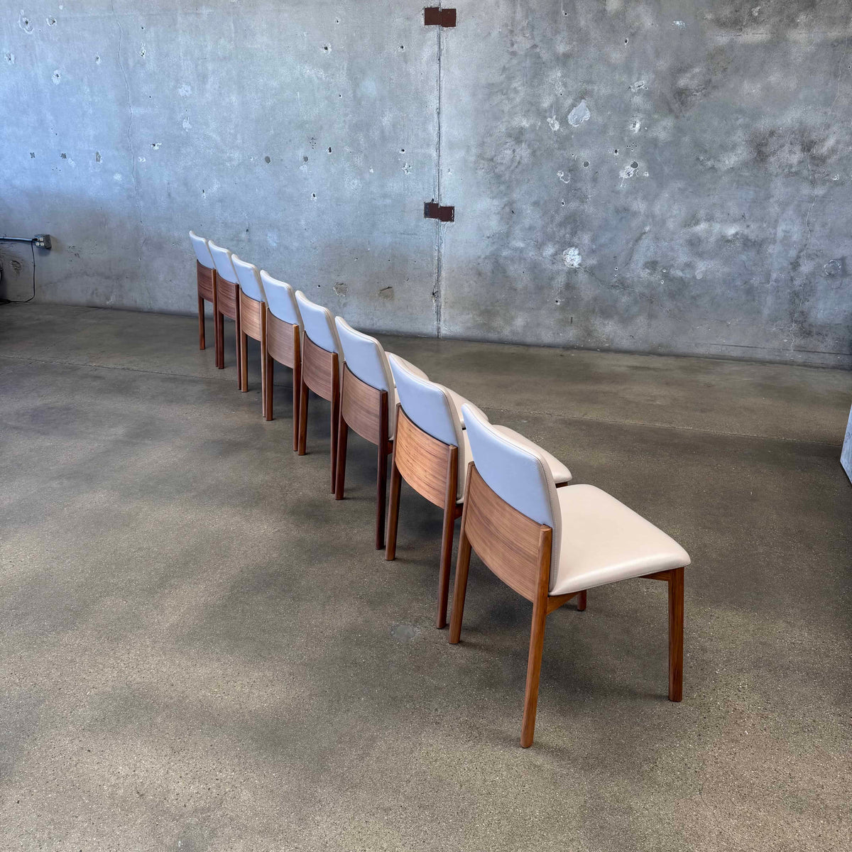 Set of 8 "Contour Chairs" By Jonah Takagi and Hallgeir Homstvedt