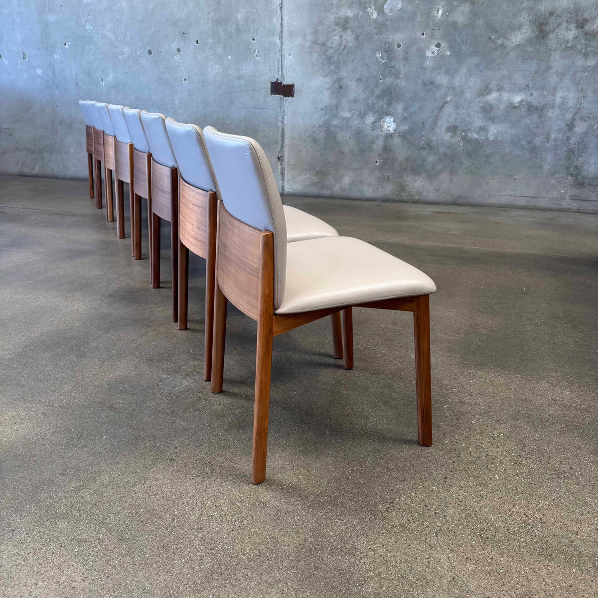 Set of 8 "Contour Chairs" By Jonah Takagi and Hallgeir Homstvedt